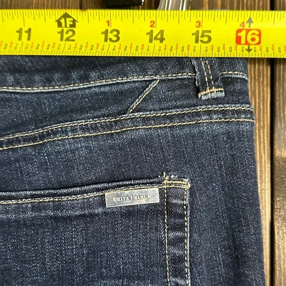 (12)
White House Black Market• Boot Cut•dark wash•Size 10S•EUC - Picture 4 of 7